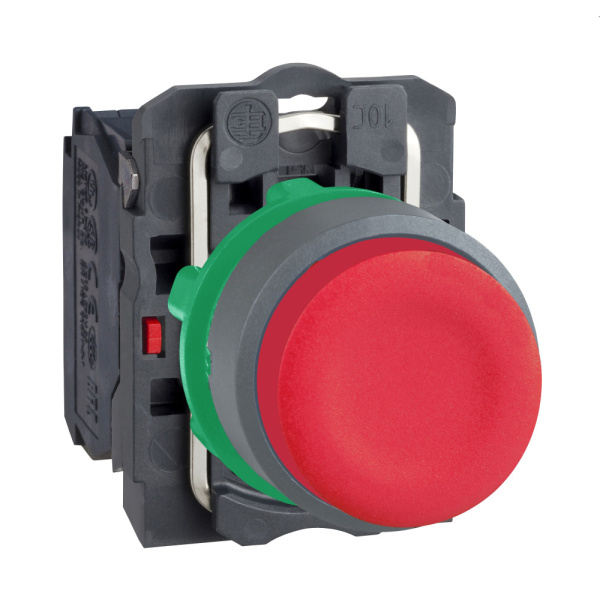 XB5AL42C0 | Кнопка без подсветки, с возвратом, 1НЗ, красная, C0, Schneider Electric