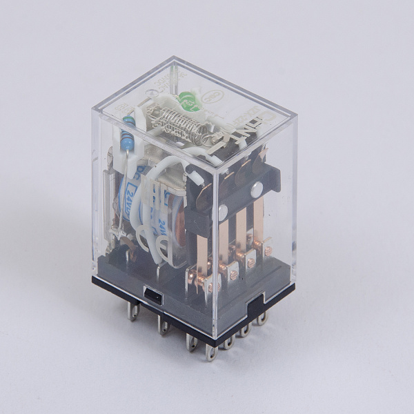ch285385 | Промежуточное реле JZX-22F(D) 4 конт. с инд. LED 3А 24В DC, Chint