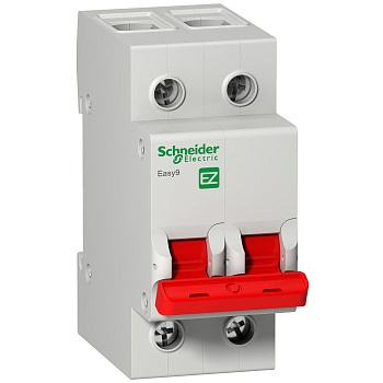 EZ9S16263 | Выключатель нагрузки, серия EZ9S, 2p, 63А, Schneider Electric