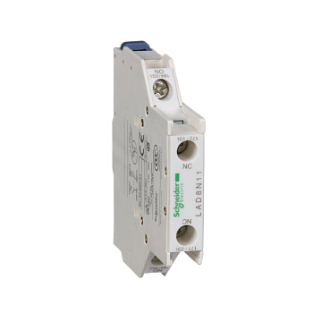 LAD8N11 | Блок дополнительных контактов, 1 НО + 1 НЗ, боковой монтаж, Schneider Electric