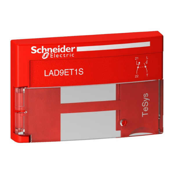 LAD9ET1S | Защитная крышка, для D09..D80A, DT20…DT80A, красная, Schneider Electric