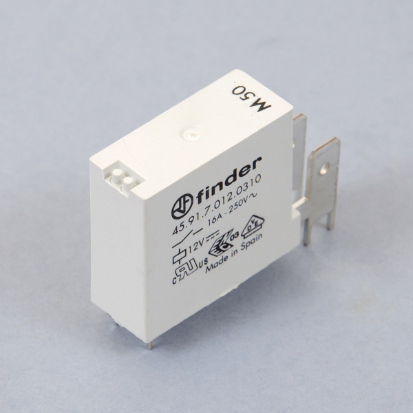 459170120310 | Миниатюрное реле, серия 45, 12В DC чувств., 16А, 1NO, Finder