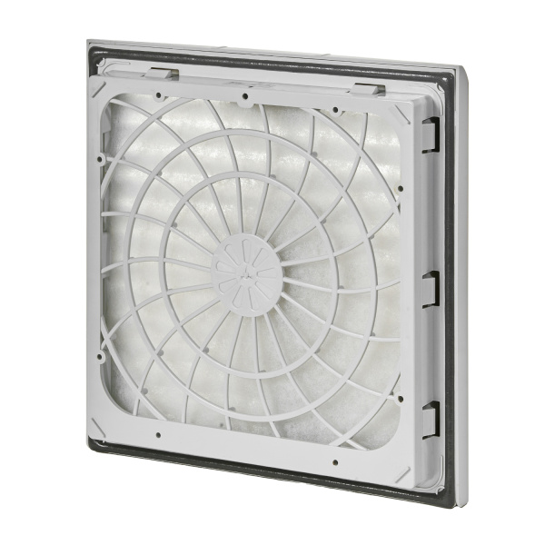 Выпускная решетка Flip 254х254мм, вырез 223x223мм, RAL7035