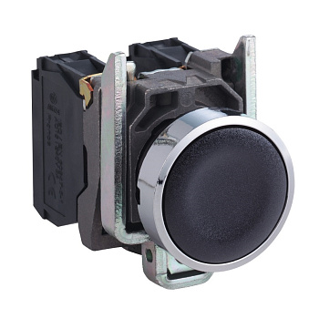 XB4BA21 | Кнопка с возвратом, чёрная, 1НО, Schneider Electric