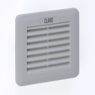 Выпускная решетка Slide 150х150мм, вырез 124х124мм, RAL7035