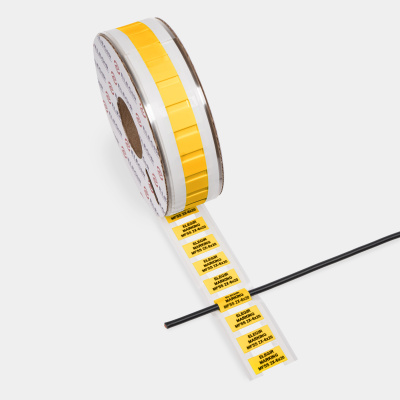 21506211 | Маркер плоский MFSS-2X-6-20/1-Y желтый (уп. 700 шт.), Elegir 