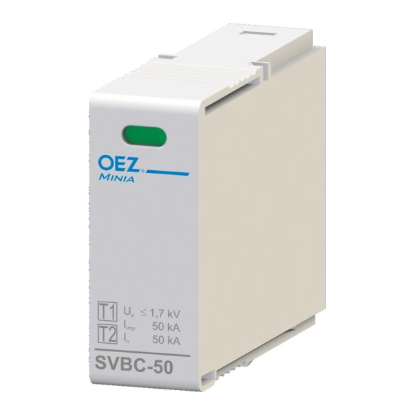 OEZ:40626 | Сменный модуль тип 1+2, запасная часть, Iimp 50 kA, Uc AC 264 V, только сменный модуль, искровой раз, OEZ