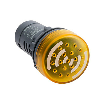 SB7KS2B8C | Зуммер, подсветка, жёлтый, 24В DC, непрерывный звук, Systeme Electric