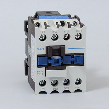 221865 | Контактор NC1-2510 25А 230В/АС3 1НО 50Гц, Chint