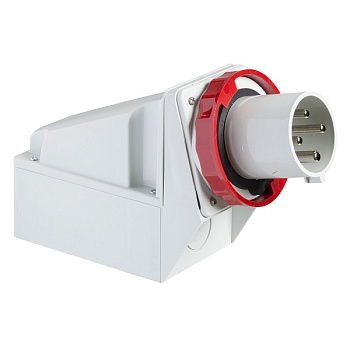 81595 | Настенная вилка, винтовое соединение, 125А 3P+N+E IP67 380В, Schneider Electric