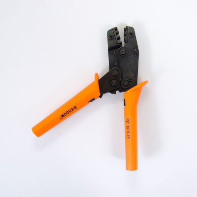 idPZ16_6-16 | Инструмент для опрессовки трубчатых наконечников, 6-16кв.мм, трапеция, ERGOM
