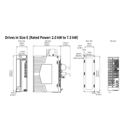 Сервопреобразователь SV670P, 220В, 22А