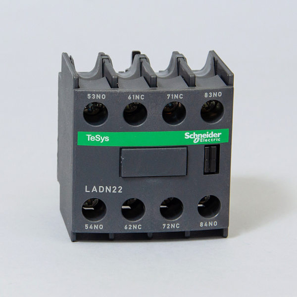 LADN22 | Блок дополнительных контактов, 2 НО + 2 НЗ, фронтальный монтаж, Schneider Electric
