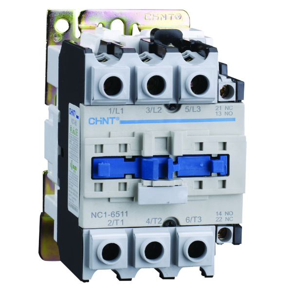 222729 | Контактор NC1-6511 65А 400В/АС3 1НО+1НЗ 50Гц, Chint