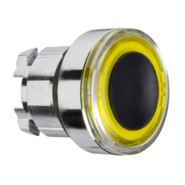 ZB4BW983 | Головка кнопки с подсветкой, желтое кольцо, Schneider Electric