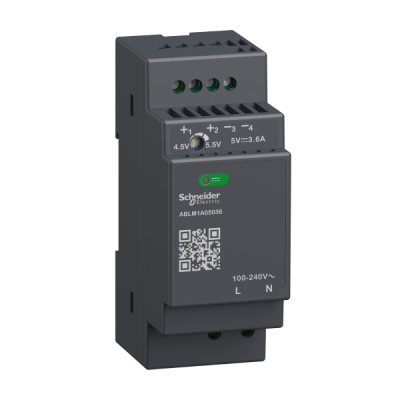 ABLM1A05036 | Модульный блок питания Modicon 5DC, 3,6A, 18Вт, Schneider Electric