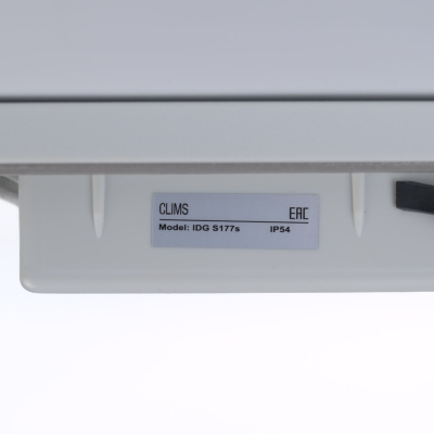 Выпускная решетка Slide 200x200мм, вырез 177х177мм, RAL7035