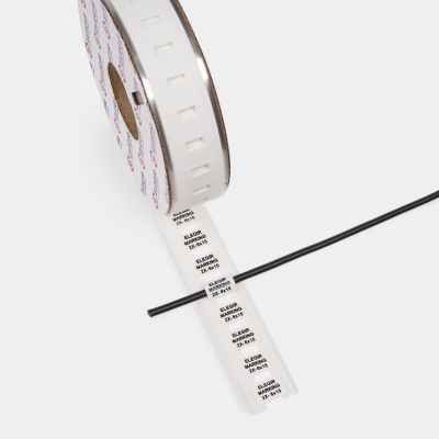 21506610 | Маркер плоский MFSS-2X-6-15/1-W белый, длина маркера 15мм, Ø 6-3мм, 1,5-6 кв.мм (рулон - 700 шт.), Elegir 