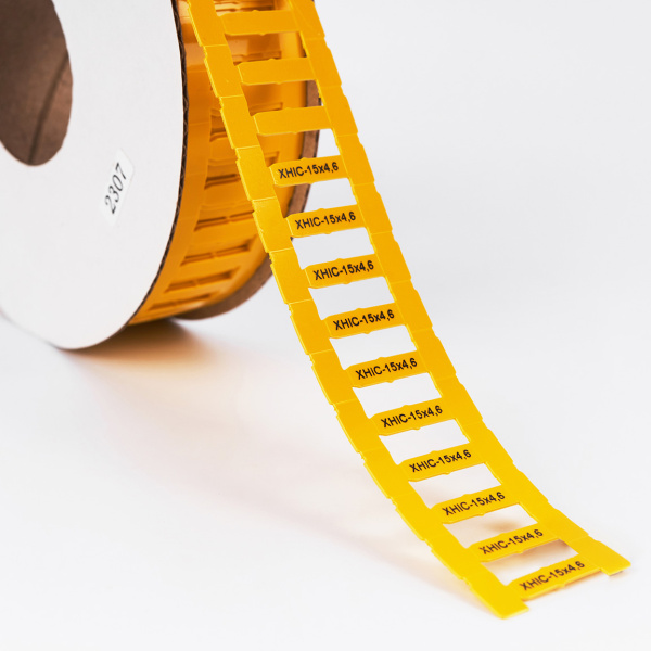 422154612  | Маркер для контейнеров XHIC-15-4,6x0,4-Y желтый (уп. 1800 шт.), Elegir 