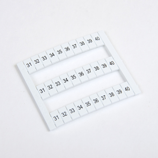 1060313 OD10-1,5 | Горизонт. марк-ка (31-40), для MRK 1,5. MRK 2,5S. OPK 1,5. OPK2,5S. 1 лист - 30 шт., Onka 