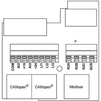 VW3A31208 | Коммуникационная карта CANOPEN DASY CHAIN, Schneider Electric