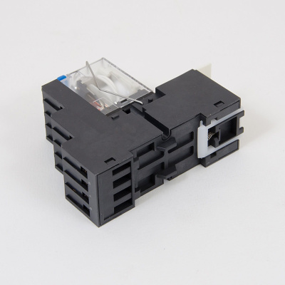 HF18-024DC-4-LED | Комплект реле: колодка винт;пластиковая клипса;маркер + реле Hongfa 4CO 6A; AgNi; катушка 24B DC,LED