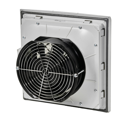 Вентилятор с фильтром 155/220 м3/ч, 200-240В AC, Flip 254х254мм, вырез 223x223мм, RAL7035
