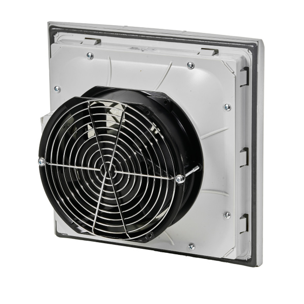 Вентилятор с фильтром 155/220 м3/ч, 200-240В AC, Flip 254х254мм, вырез 223x223мм, RAL7035