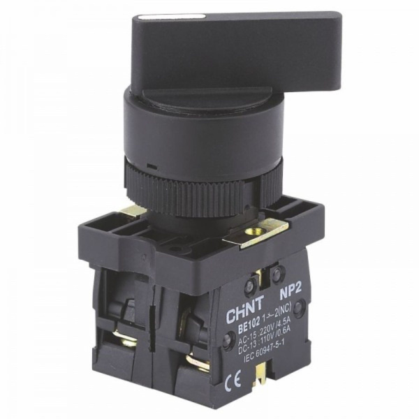 574110 | Переключатель NP2-EJ33, 3 положения, фиксация, 2НО, IP40, Chint