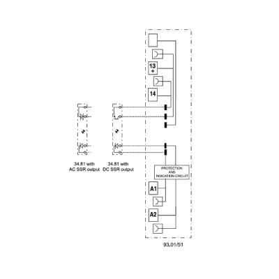 389170247048 | Интерфейсное реле твердотельное, пружинные клеммы, серия 38, 24В DC, 0,1 А, 1 НО, Finder