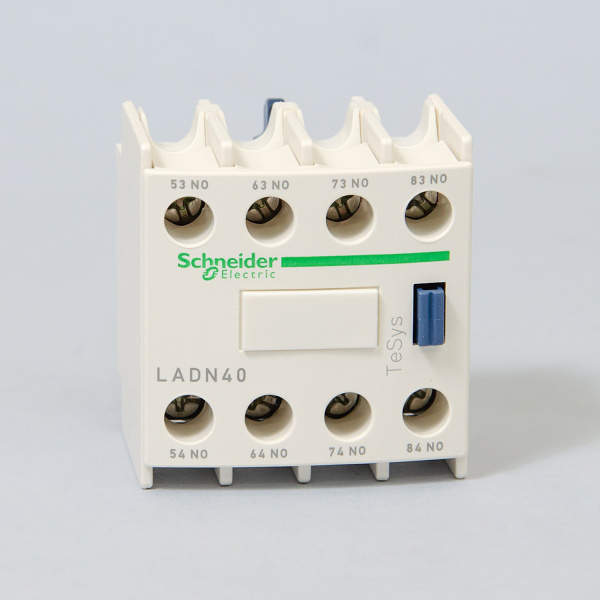 LADN40 | Блок дополнительных контактов, 4 НО, фронтальный монтаж, Schneider Electric