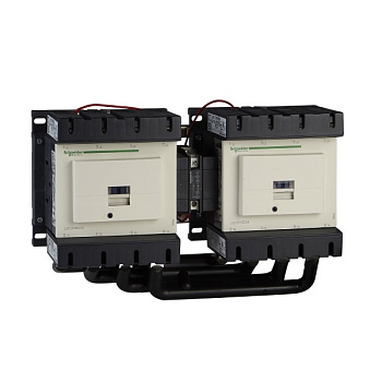 LC2D1150046M7 | Контактор реверсивный, серия Tesys D, 4P (4 НО), 200 А, AC1, 220В AC, Под кольцевой наконечник, Schneider Electric