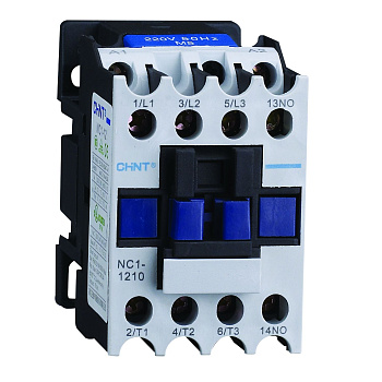 221373 | Контактор NC1-1210 12А 400В/АС3 1НО 50Гц, Chint