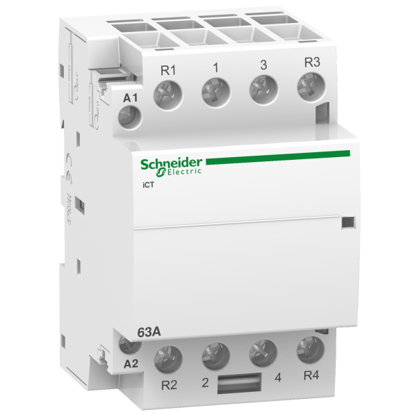 A9C20868 | Модульный контактор, серия iCT, 2НО, 2НЗ, 63А, управление 220…240В AC, Schneider Electric