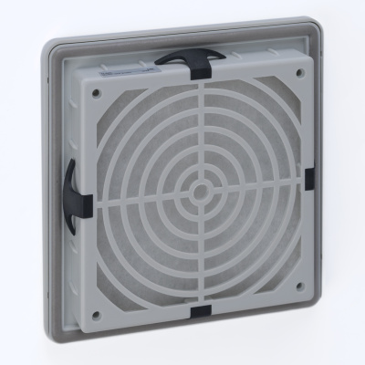 Выпускная решетка Slide 150х150мм, вырез 124х124мм, RAL7035