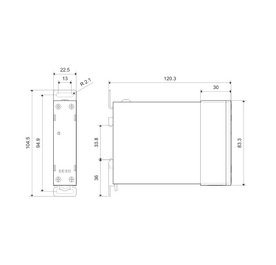 771182308251PAS | Реле 77 серия, 1 НО, выход 230В AC, управ. 230В AC, 20A, мгновенное перекл, 1 шт, Finder