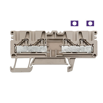 1022220000 | Клемма PDU 2.5/4/2X2AN, (уп.-50шт.), Weidmuller