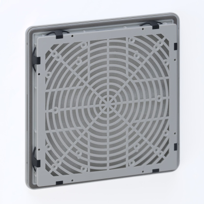 Выпускная решетка Slide 250х250мм, вырез 223х223мм, RAL7035