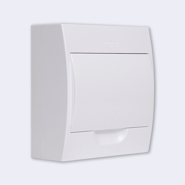 EZ9E108P2SRU | City9 Box корпус навесной с белой дв. 1ряд/8мод, Systeme Electric