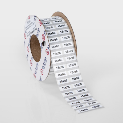11615060 | Маркировочная наклейка NPP-15х06-W белая (рулон - 6000 шт.), Elegir 