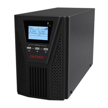 dkcSMALLT2A10S | Онлайн ИБП Small Tower, 2000 ВА/1800 Вт, 1/1, 4xSchuko, EPO, USB, RS-232, RJ45, з/у 1А, 6x7Ач, DKC