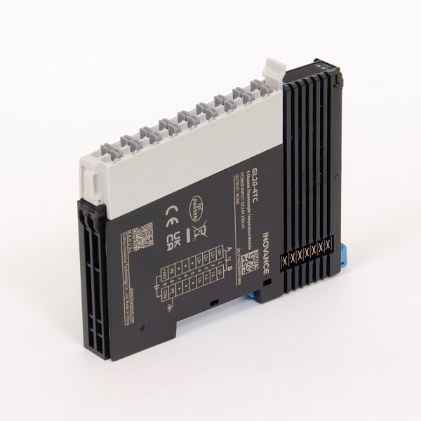 GL20-4TC | Модуль расширения для ПЛК Easy, 4 входа термопар, клеммы Push-in, Inovance