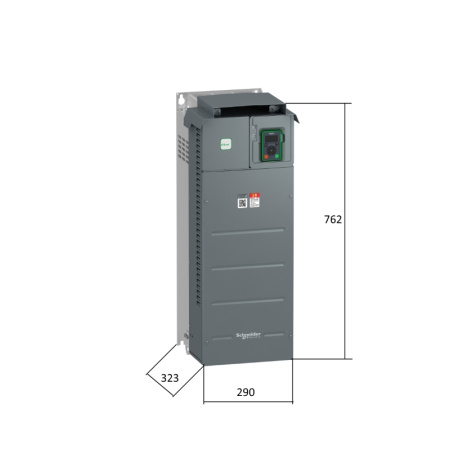 ATV610D75N4 | Преобразователь частоты, серия ATV610, 55/75 кВт, 106/145 А, перегрузка 150/110 %, 380 В, Schneider Electric