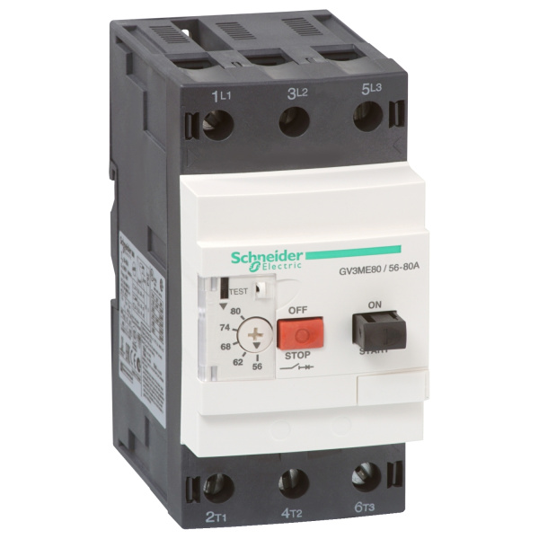 Автоматический выключатель, серия GV3ME, 56...80A, Schneider Electric, GV3ME80