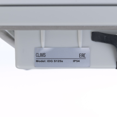 Выпускная решетка Slide 150х150мм, вырез 124х124мм, RAL7035