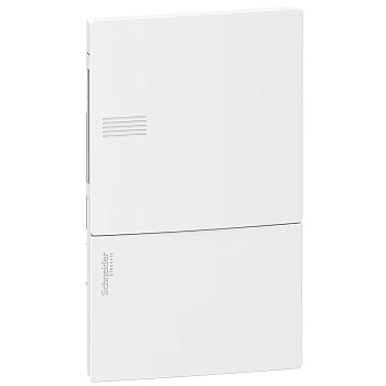 MIP22104 | Щиток встраиваемый Mini Pragma 1 ряд/4 модуля, непрозрачная дверь, Schneider Electric