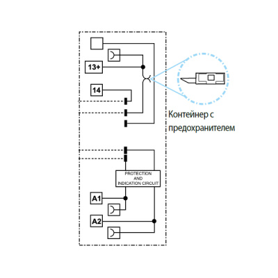 93660024 | Розетка 1P, с пластиковой клипсой и безвинтовыми клеммами Push-in, для реле 34.81, Finder