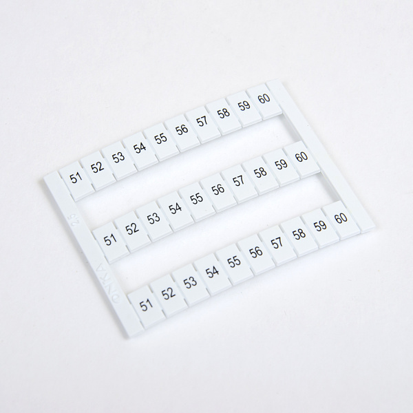 1060382 OD10-2,5 | Горизонт. марк-ка (51-60), для MRK 2,5. MRK 4S. OPK 2,5. OPK 4S. 1 лист - 30 шт., Onka 