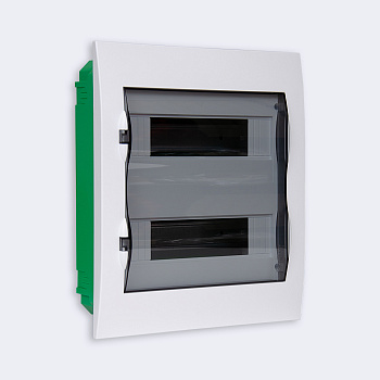 EZ9E212S2FRU | City9 Box корпус встраиваемый с проз. дв. 2ряд/24мод, Systeme Electric