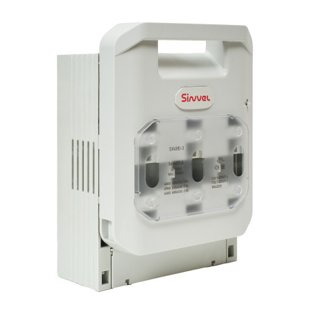 SV400-3 | Горизонтальный ПВР, 400 A, NH2, 3P, монтаж на плату, М10 винты, Sinvel 
